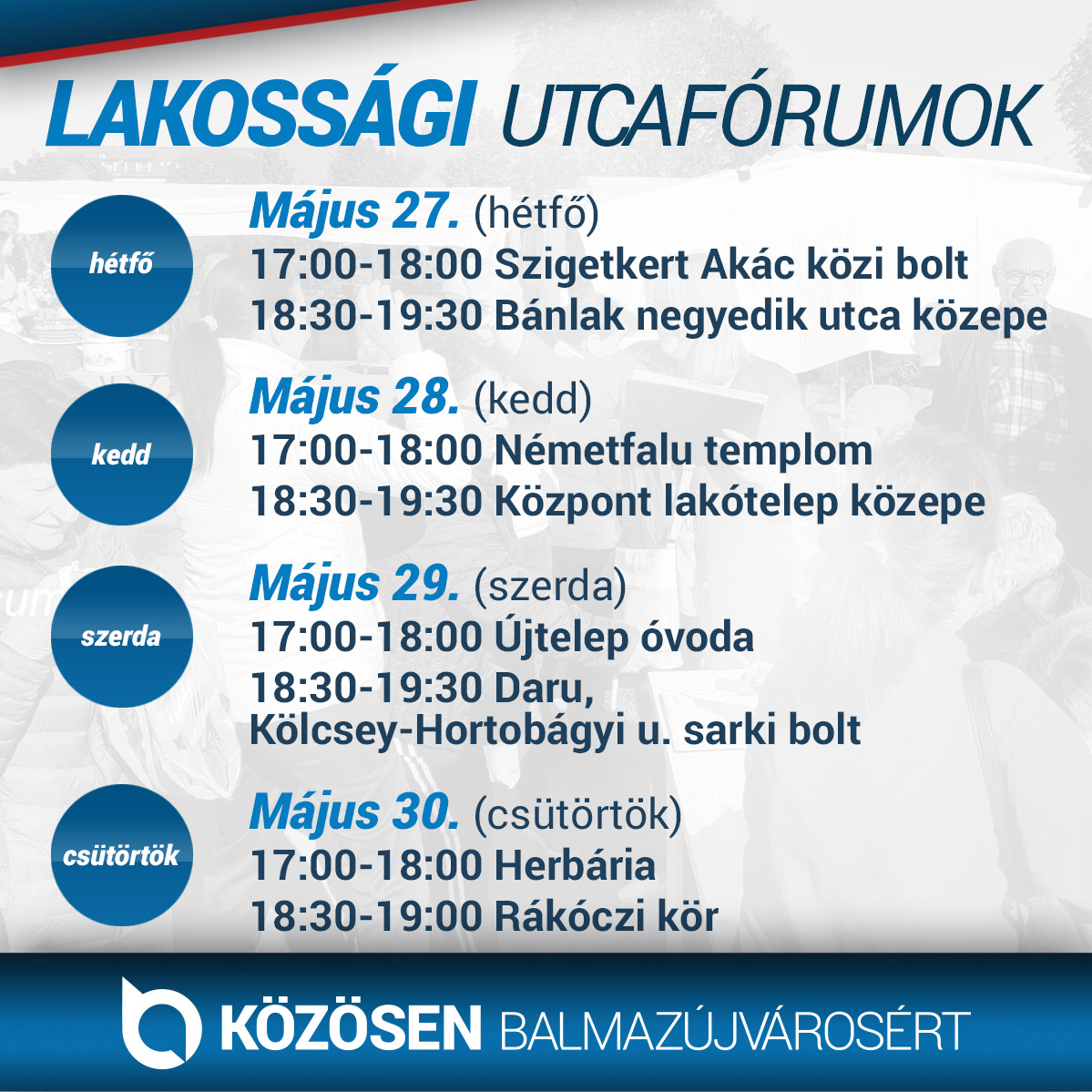 Utcafórumok!